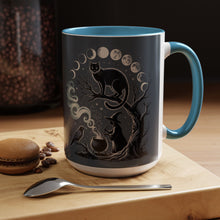 Halloween witchy mug Mystical moon phases mug Witchy vibes gift magical hands Magic lover Mug Cat Gift for coffee mug Cat mom Christmas