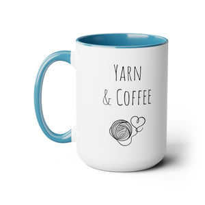 Yarn and coffee mug creative maker gift yarn ball mug funny crochet coffee mug gift for her funny gift for wife Coffee Mug tea Christmasgift