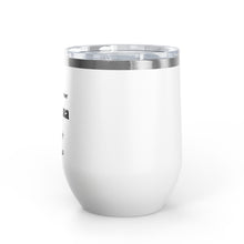 Maid of Honor Personalized Wine Tumbler — 12oz sage green and lavender floral & Date