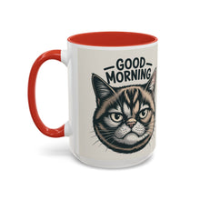 Grumpy cat mug good morning cat Coworker gift Christmas mug Funny cat mug cat lover Mug cat lovers coffee mug Catlady gift Cat mom pet owner