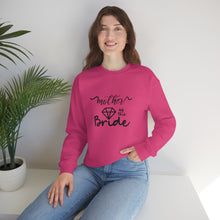 Mother of the bride sweatshirt, wedding attire, gift for Mom, bridal party clothes, yoga wear for her, for him,Birthday gift for her,Galantine travel sweatshirt, Unisex Heavy Blend