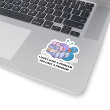 Yarn lover sticker knitting stickers crochet gift cat lover gift for her bestfriend gift KissCut Stickers Halloween stickers yoga sticker