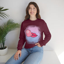 Bubble Gum kiss sweatshirt, Summer Bubblegum shirt, Birthday gift for her,Galantine travel sweatshirt,Unisex Heavy Blend Crewneck Sweatshirt