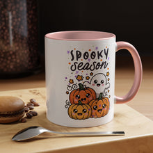 Cute Ghost Halloween Mug spooky season mug Spooky season mug of the year mug fall leaves and spiders Coffee Mug Christmas gift Funny bestie