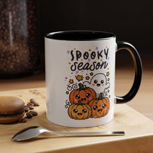 Cute Ghost Halloween Mug spooky season mug Spooky season mug of the year mug fall leaves and spiders Coffee Mug Christmas gift Funny bestie