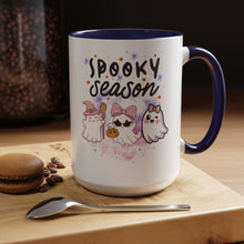 Cute Ghosts Halloween Mug spooky season mug Spooky season mug of the year mug fall leaves and spiders Coffee Mug Christmas gift Funny bestie