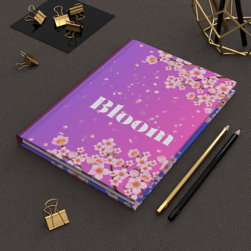 Bloom Cherry Hardcover Journal Matte, bullet journal, planner, pink notebook