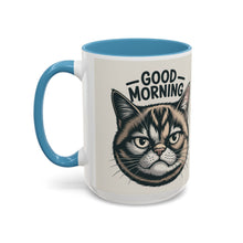 Grumpy cat mug good morning cat Coworker gift Christmas mug Funny cat mug cat lover Mug cat lovers coffee mug Catlady gift Cat mom pet owner