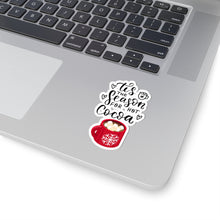 Tis the season sticker hot cocoa sticker laptop cute Motivating sticker keep trying sticker loved gift for her gift for him cozy girlboss