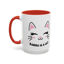 Karma is a cat cat mug Funny Cat Coffee Mug swift with My Cat Lover Cat Mug Funny Coffee Cup Cat Lady Gift Cat Lover Gift Cat Mom christmas