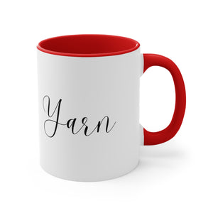 Yarn lover mug Crochet lover gift yarn lover gift knitting gift creativemaker gift coffee gift tea gift for her gift for him Coffee Mug 11oz