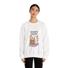 Halloween Season sweater Spooky season fall ghost sweater book lover gift birthday gift Halloween Sweatshirt   best friend gift Unisex