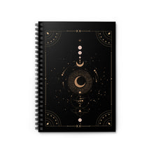 Manifest Journal, Magical Moon Notebook, Bullet journal Spiral Notebook - Ruled Line