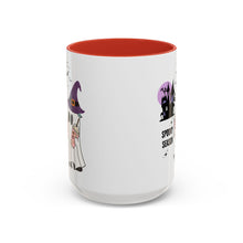 Spooky season mug Halloween Mug spooky season mug witchy ghost mug orange Haunted house mug bats Coffee Mug Christmas gift Funny bestie Mug