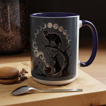 Halloween witchy mug Mystical moon phases mug Witchy vibes gift magical hands Magic lover Mug Cat Gift for coffee mug Cat mom Christmas