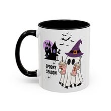 Spooky season mug Halloween Mug spooky season mug witchy ghost mug orange Haunted house mug bats Coffee Mug Christmas gift Funny bestie Mug