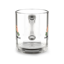 Weekend Vibes Glass Mug - Cozy Gift for Crafters, Tea Lovers, Coffee Cups, Unique Home Decor, Pair with Snacks