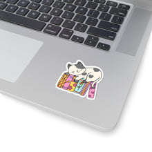Karma is cat sticker funny cats books gift cat lover gift for her bestfriend gift Kiss-Cut Stickers Halloween stickers rainbow sticker moon
