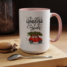 Christmas mug Hot cocoa mug It's the most wonderful time of the year mug Christmas cheer holiday Christmas mug gift for dad bestie coffee