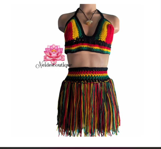 Rasta bralette sales