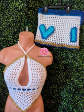Virgin Islands outfit USVI gold Beach dress festival crochet skirt and top bikini cover beach bikini dress cover festival top crochet Y2K