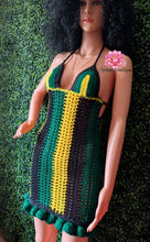 Ruffle Jamaican dress festival jamaican dress black short crochet dress bikini cover beach bikini dress cover festival dress crochet