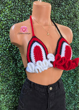 Trinidad Carnival ruffle Bralette Trini crop top crochet top, beach skirt, festival skirt Jamaican festival, beach outfit, bohemian style,best