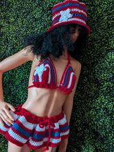 Puerto Rico outfit Ruffle hat n skirt festival look baecation Outfit island crochet top Jamaican festival outfit crochet halter top crop top best friend gift bohemian style Rasta (Copy)