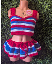 Haitian outfit festival outfit carnival Outfit crochet top skirt bikini bottom festival skirt Jamaican afropunk festival bohemian style beac