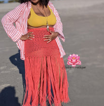 Highwaisted crochet skirt in Flamingo pattern, Bohemian beach skirt Pattern, crochet skirt, Beach short, bohemian style