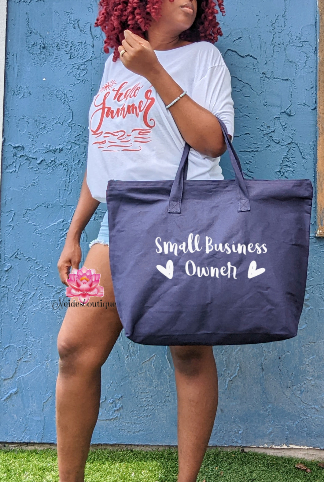 Small Business owner bag, travel tote