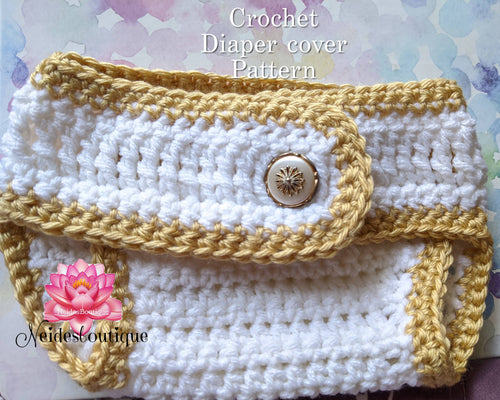 Crochet diaper cover pattern, diaper cover pattern