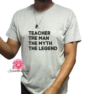 Teacher The man The Myth The Legend shirt, Favorite teacher shirt, unisex