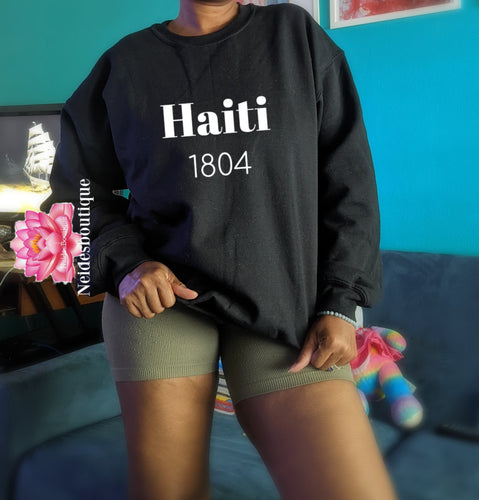 Haiti 1804 sweater, Haitian flag sweater, unisex