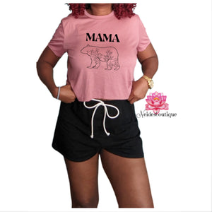 Mama Bear Crop top, mama shirt, Mama bear shirt