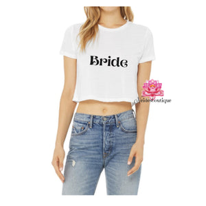 Bride Shirt, Crop Top,Bridal shower Gift, Bridal party beach wedding gift,Travel bag,vacation bag, beach gift best friend gift Vacation tote