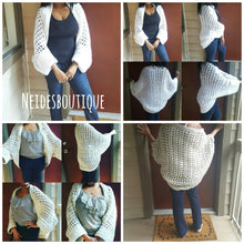 Crochet Cardigan Bohemian Wedding Beige, White, Yellow Christmas present, Valentine's day gift Shrug fall fashion Kimono clothing cover up crochet shrug, bohemian