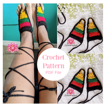 Crochet pattern,Rasta Sandals pattern,barefoot sandals,crochet sandal Pattern crochet pattern,PDF file pattern,Feet jewelry Bridesmaid shoes