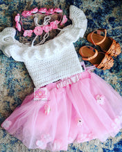 Baby girl crop top, mommy and me white top, mom and me photoshoot