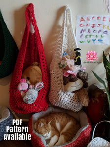 Basket Pattern  for crochet laundry bag, pdf file