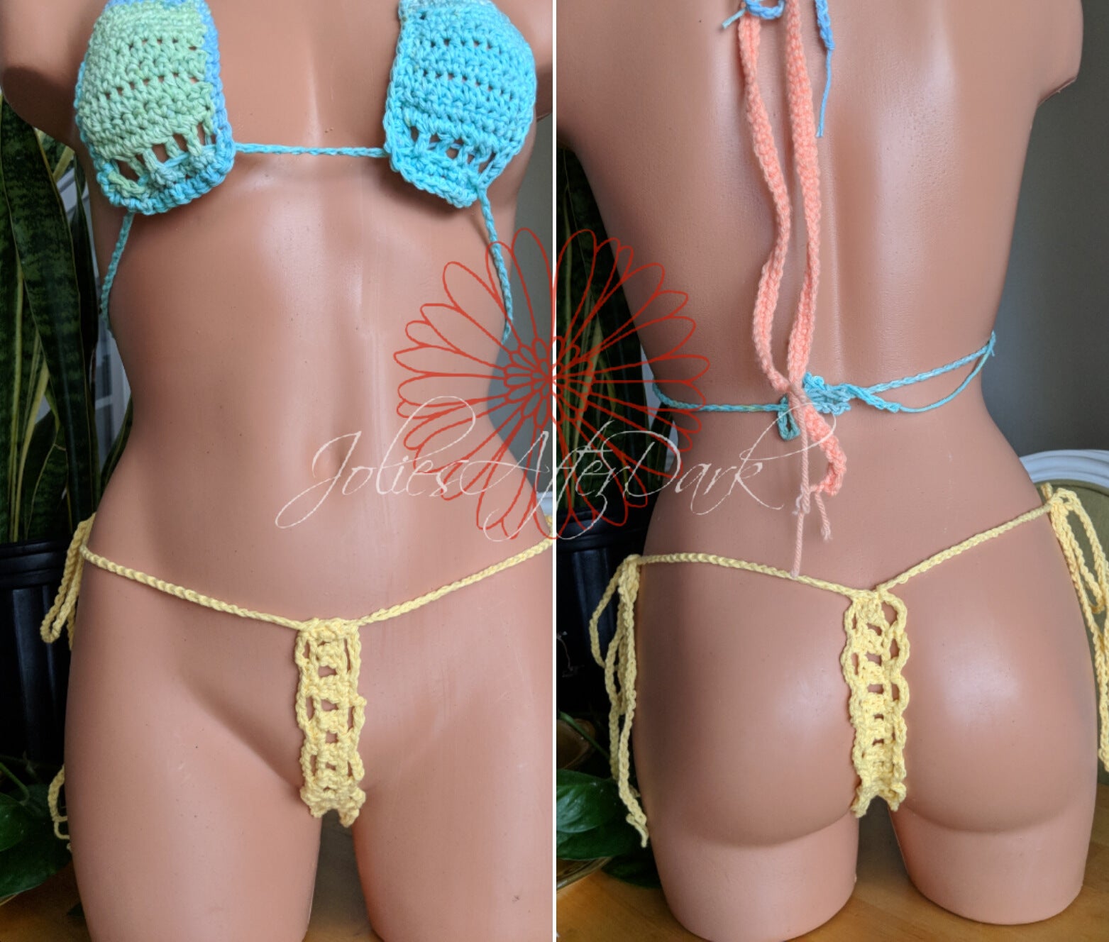 Teeny tiny bikini bottom, yellow Bikini bottom – Neides-Boutique
