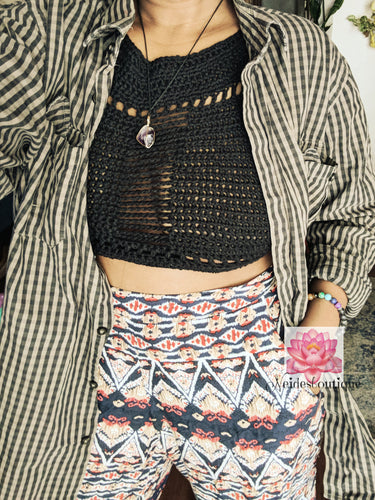 Riské Bralette, peek-aboo top crochet bralette, best friend gift