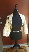 Crochet Cardigan Bohemian Wedding Beige, White, Yellow Christmas present, Valentine's day gift Shrug fall fashion Kimono clothing cover up crochet shrug, bohemian