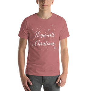 Hogwarts Christmas Tee, gift for him, gift for her, Short-Sleeve Unisex T-Shirt