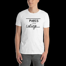 Paris is calling, Paris tshirt, Graphic tshirt, traveling tshirt, travelling apparel, wanderlust, fashion on the go, roadtrip apparel, boho