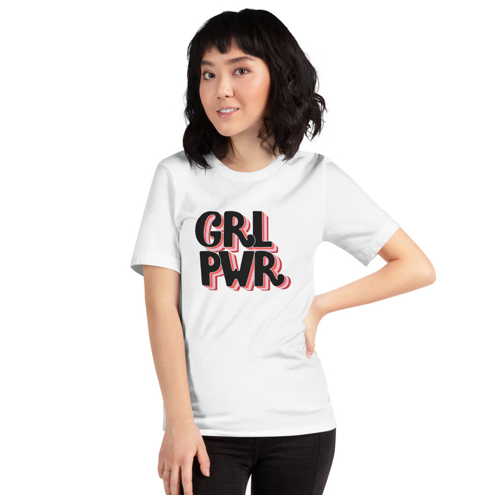 Girl power t-shirt, GRL PWR tee Short-Sleeve Unisex T-Shirt