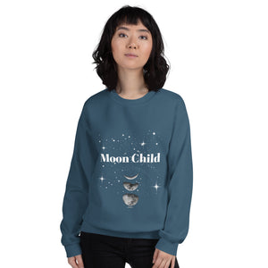 Moon Child Sweatshirt, Unisex Sweatshirt