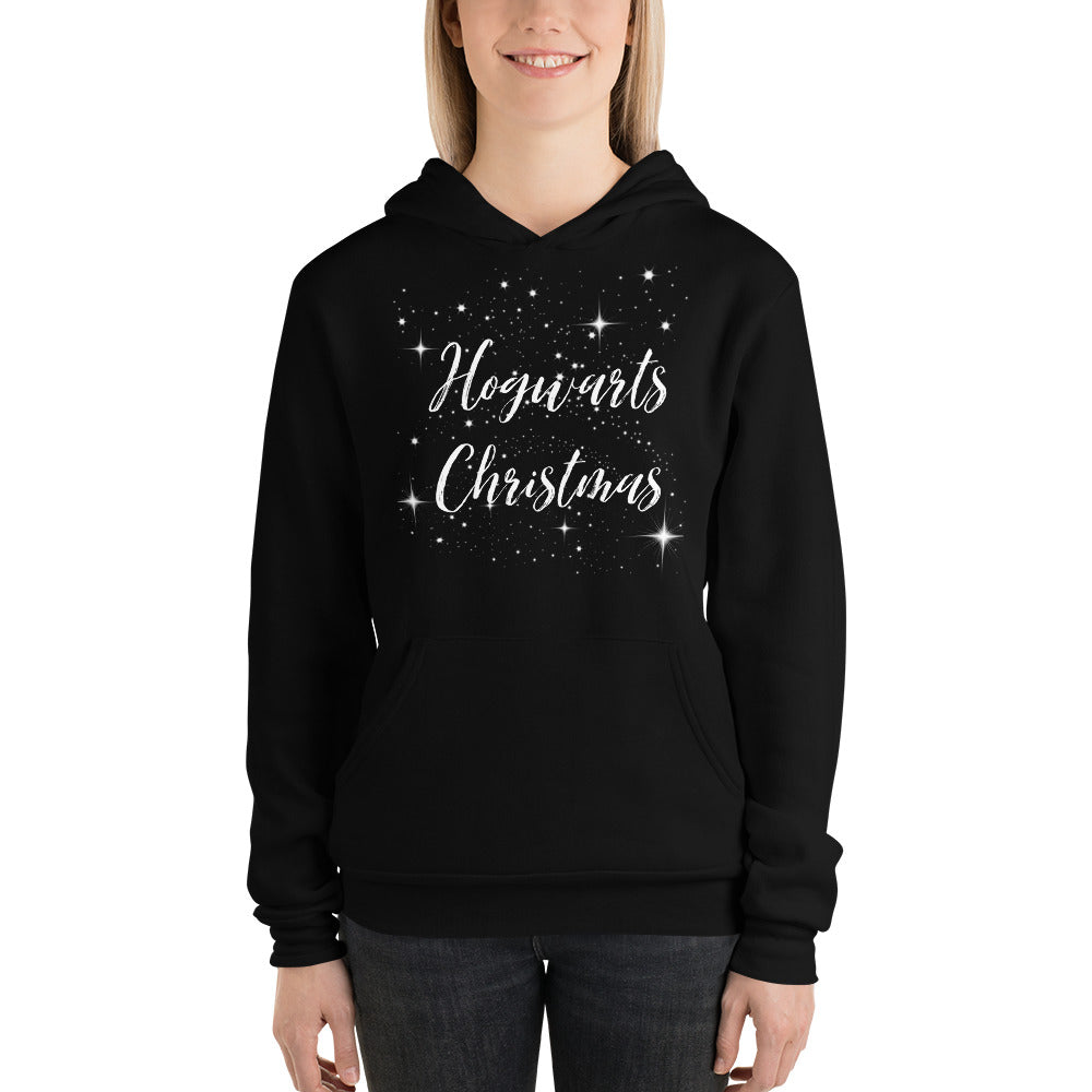 Hogwarts Christmas hoodie, gift for her, gift for him, Unisex hoodie