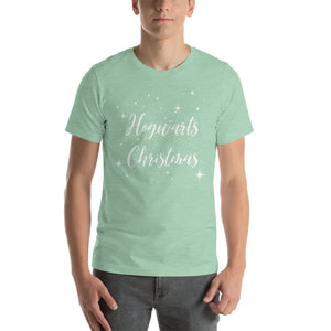 Hogwarts Christmas Tee, gift for him, gift for her, Short-Sleeve Unisex T-Shirt