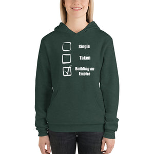 Building my empire sweatshirt, gift for her, gift for him, Unisex hoodie